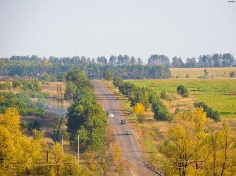 Дорога на Усть-Сарапулку, вид из Сигаево, Сарапульский район