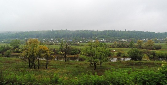Вид на деревню Юшково Сарапульского района Удмуртии