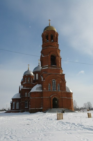 Свято-Никольский храм на любви в селе Ершовка Камбарского района