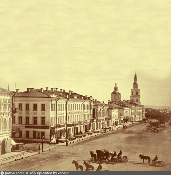 Симбирск. Большая Саратовская улица. 1880