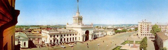 Ульяновск. Железнодорожный вокзал. Центральный вокзал Ульяновска до 1970 г