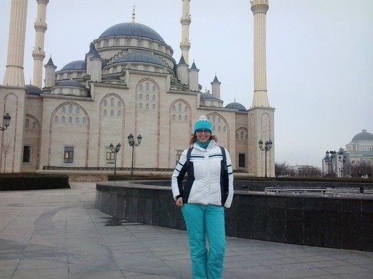 Мечеть Сердце Чечни. Думаю, что это стандартные кадры из Грозного