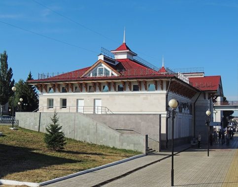 Вокзал станции Алатырь, Чувашия, Россия