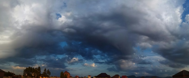 Панорама облачного неба