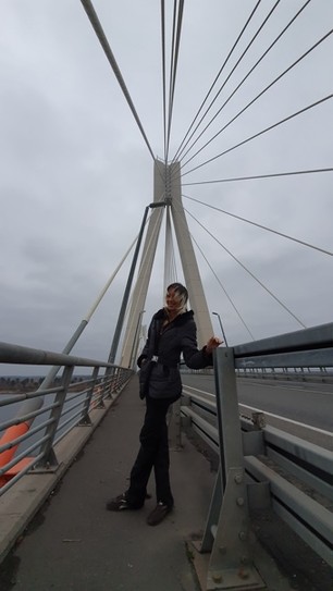 Вантовый мост. Муром.в 2013 году был признан самым красивым мостом  страны!