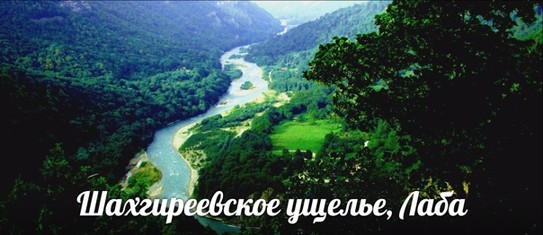 Шахгиреевское ущелье, река Малая Лаба, Мостовский район