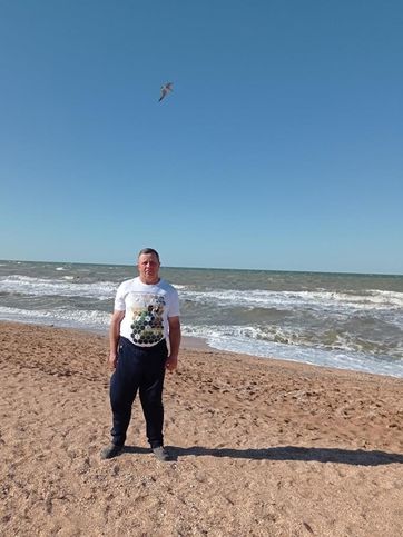 Азовское море, пляж Посейдон
