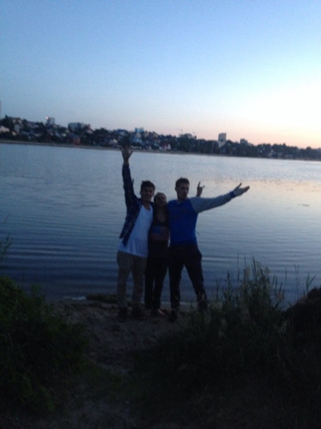 Рассвет на Воронежском водохранилище