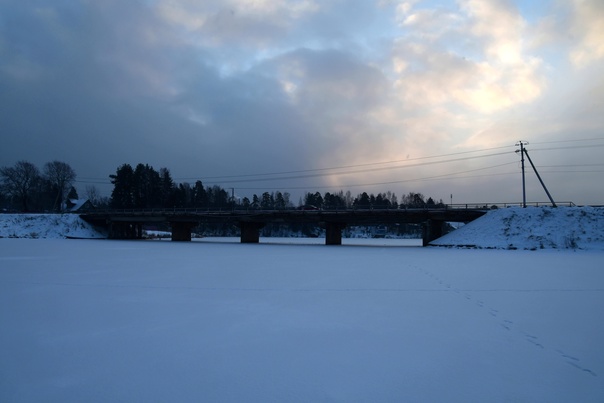 Река Оредеж, автомобильный мост (Сиверское шоссе)