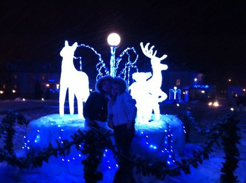 Новогодняя ночь в Суздале, где люди, где олени...не разобрать уже