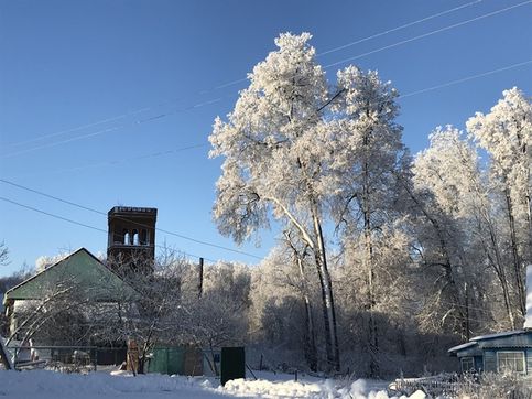 Зимняя сказка в селе Парковый 19