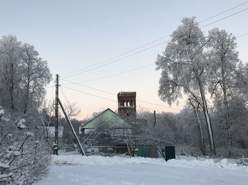 Зимняя сказка в селе Парковый 18