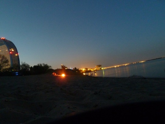 Волгоградский ночной пляж