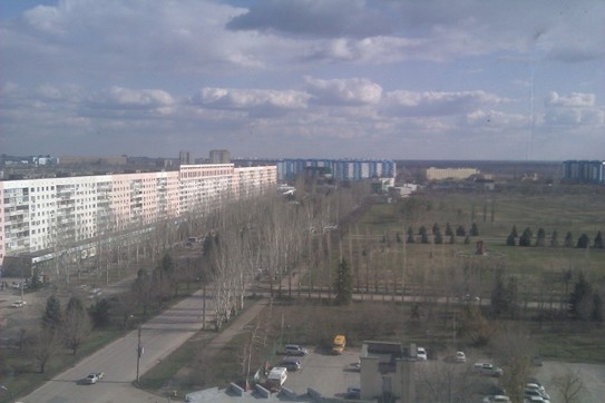 3 апреля, г. Волжский, вид из моего окна непонятно куда