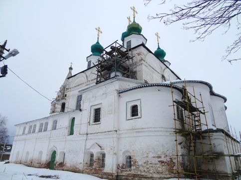 На этапе реконструкции Троице-Гледенский монастырь