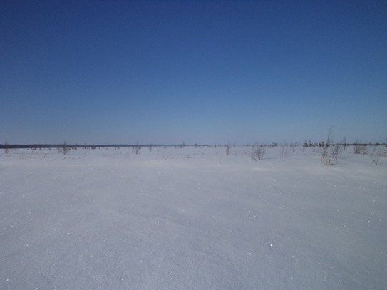 Замерзшее озеро Крестенское. Фото А. Орлова