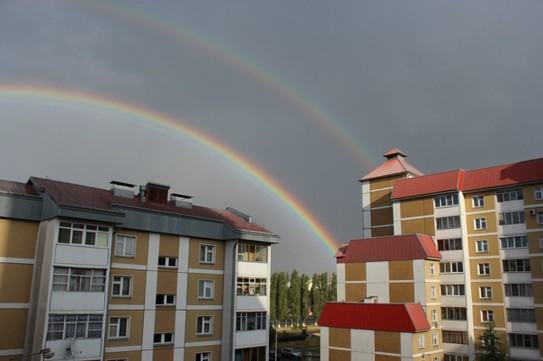 Радуга в Воронеже, только что:)