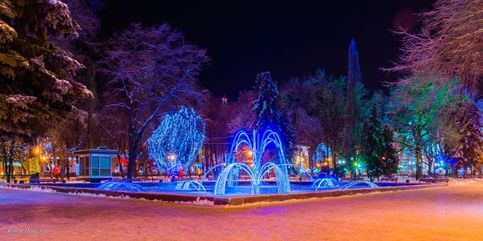 Кольцовский сквер, фонтан