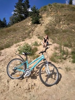 Велопрогулка на озеро в Подгорном