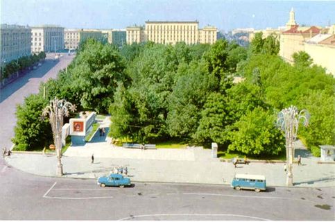Кольцовский сквер, 1980-е годы