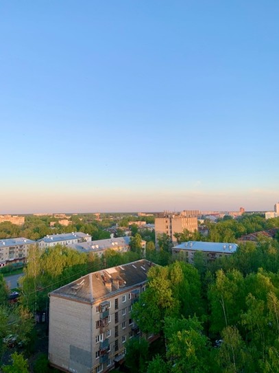 Озеленившийся район..., г. Иваново, Россия