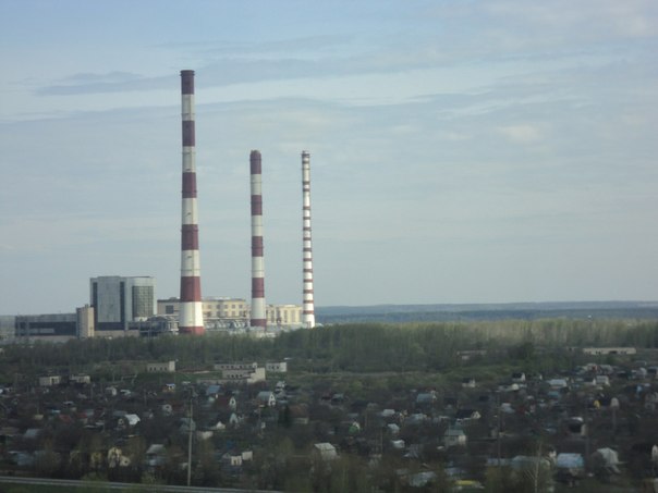 Г. Волгореченск-Костромская ГРЭС -вид из окна
