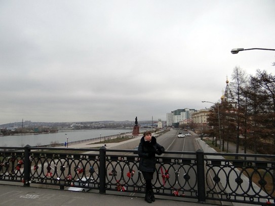 Иркутск. Нижняя набережная. Мост