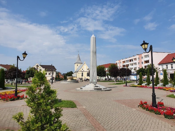 На Центральной площади, Гвардейск (Тапиау), Калининградская область
