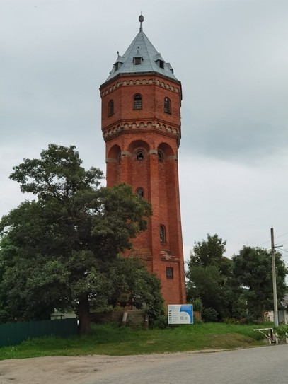 Водонапорная башня Велау (1913 год). Действовала до 2012 года