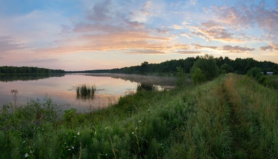 Утро у Дивного озера