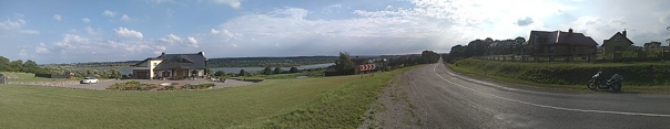 Место Литва, река Неман граница между Россией и Литвой
