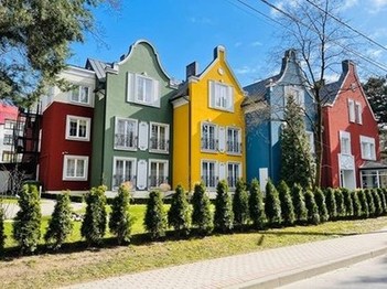 Светлогорск - курортный город на берегу Балтийского моря. Сказочный город с игрушечными домиками и зелными улочками