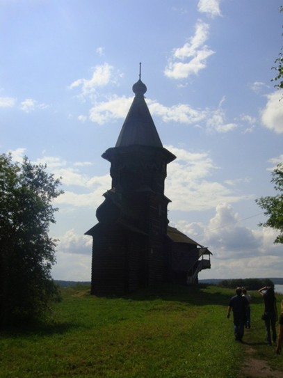 Кондопога. Успенская церковь 1774г. Самая высокая деревянная церковь в Карелии. 42 м