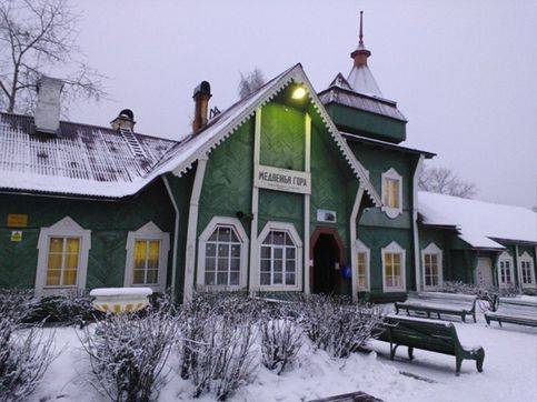 Ж/д станция в городе Медвежьегорск
