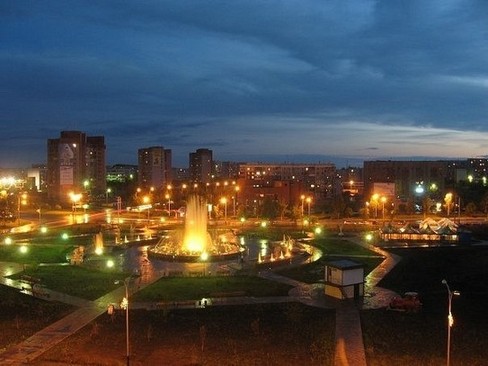 Ночной фонтан прокопьевск