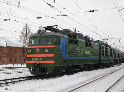 ВЛ80Р-1810. Мариинск. 19 декабря 2007г