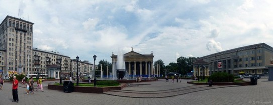 Театральная площадь. Новокузнецк