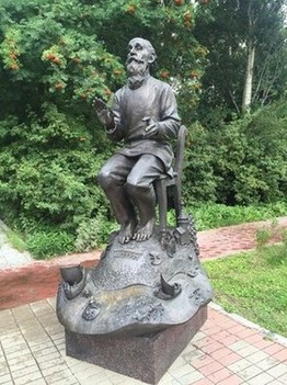 Памятник русскому писателю Б. В. Шергину