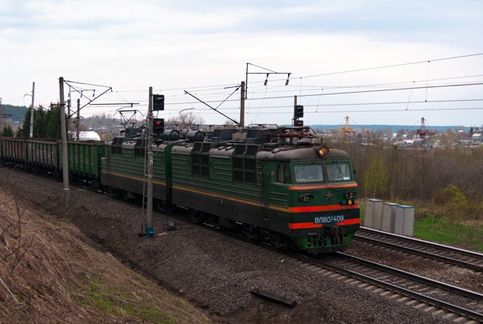 ВЛ80С-409 с грузовым выходит на перегон Галич - Красильниково СЕВ. ЖД