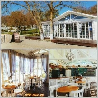 Романтичная кофейня Petit Cafe с бесподобным видом на озеро Абрау в пос. Абрау-Дюрсо