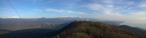 Панорама с видом на Олимпийские объекты