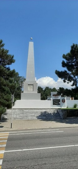 Памятник героям похода Таманской Красной Армии. г. Темрюк, Краснодарский край