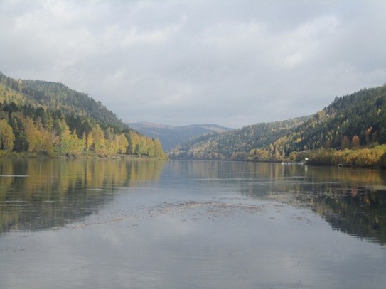 Река Кан. Красноярский край. Сентябрь 2012