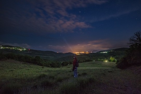 Холодной крымской ночью. п. Лаванда, Республика Крым, июнь 2014