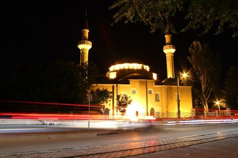 Мечеть Джума-Джами ночью