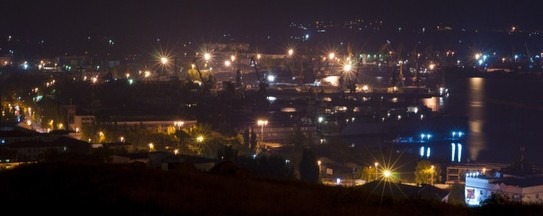 Родной город ночью
