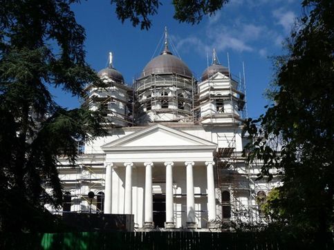 Симферополь Кафедральный Александроневский собор. Восстановление некогда разрушенного собора