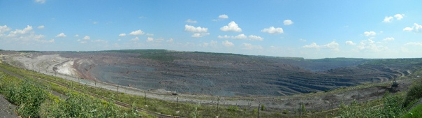 Панорама Михайловского рудника