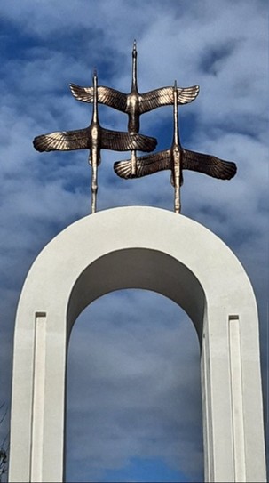 Журавли. Памятник погившим в локальных войнах