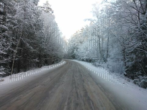 Дорога на  жемчужину   ( зимой )